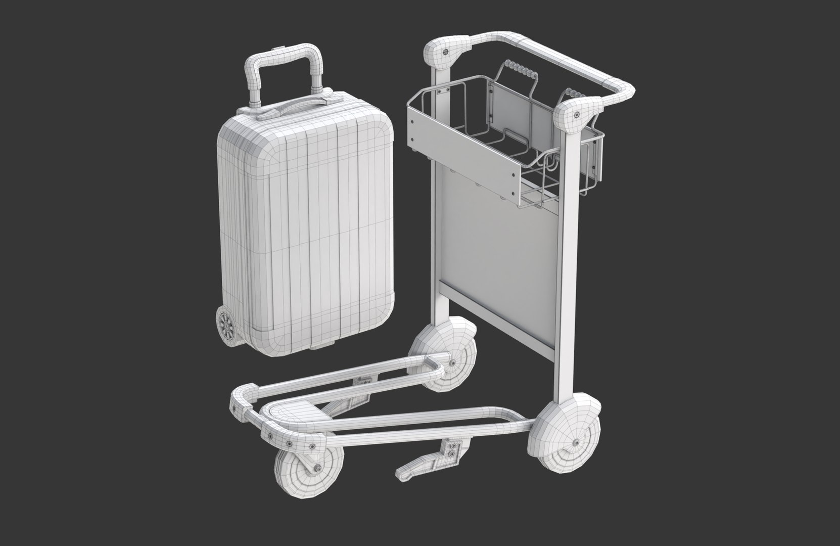 3D Airport Luggage Trolley with Suitcase https://p.turbosquid.com/ts-thumb/iK/fHICZG/u4/wireframe01/png/1727760429/1920x1080/fit_q87/513cf7c2be0fc9eb60c616c3612c62cebe43f02e/wireframe01.jpg