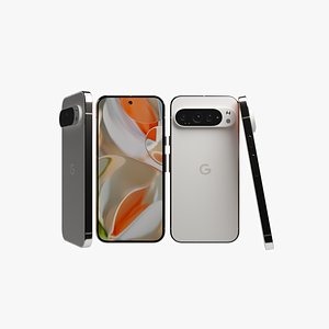 Google Pixel 9 Pro XL Porcelaim 3D model