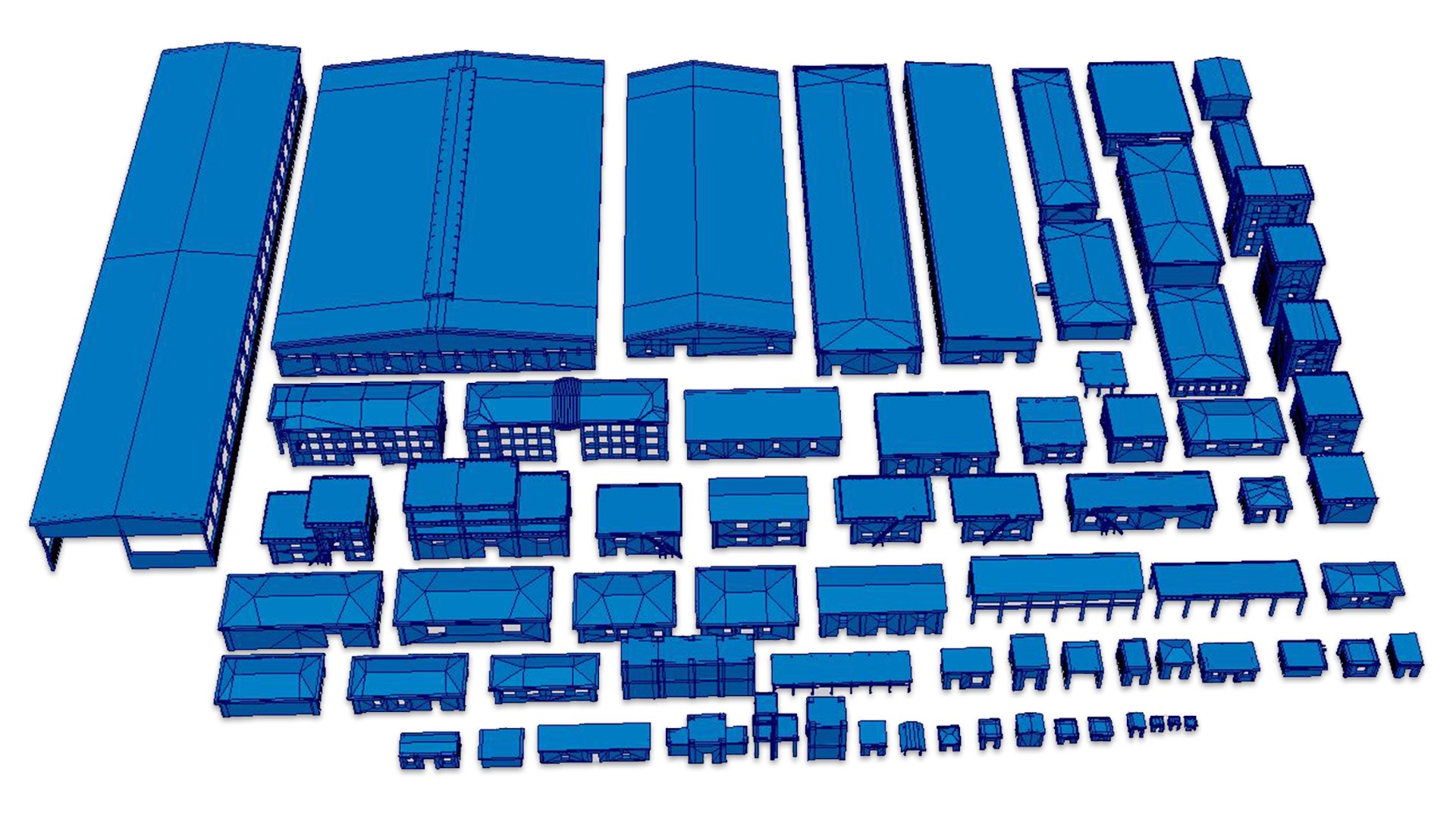 3D 3D Mega Factory Model Pack For Printing - TurboSquid 2374676
