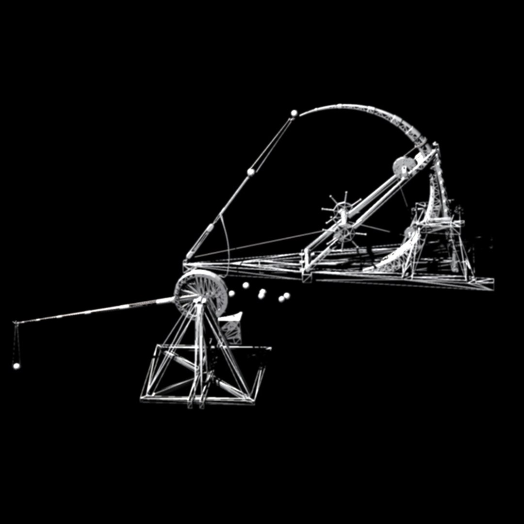 Da Vinci Trebuchet 3d Model