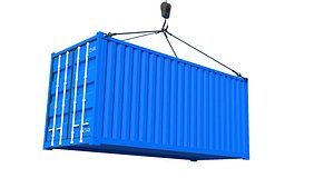 3d model shipping container