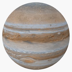 3D model Jupiter Planet