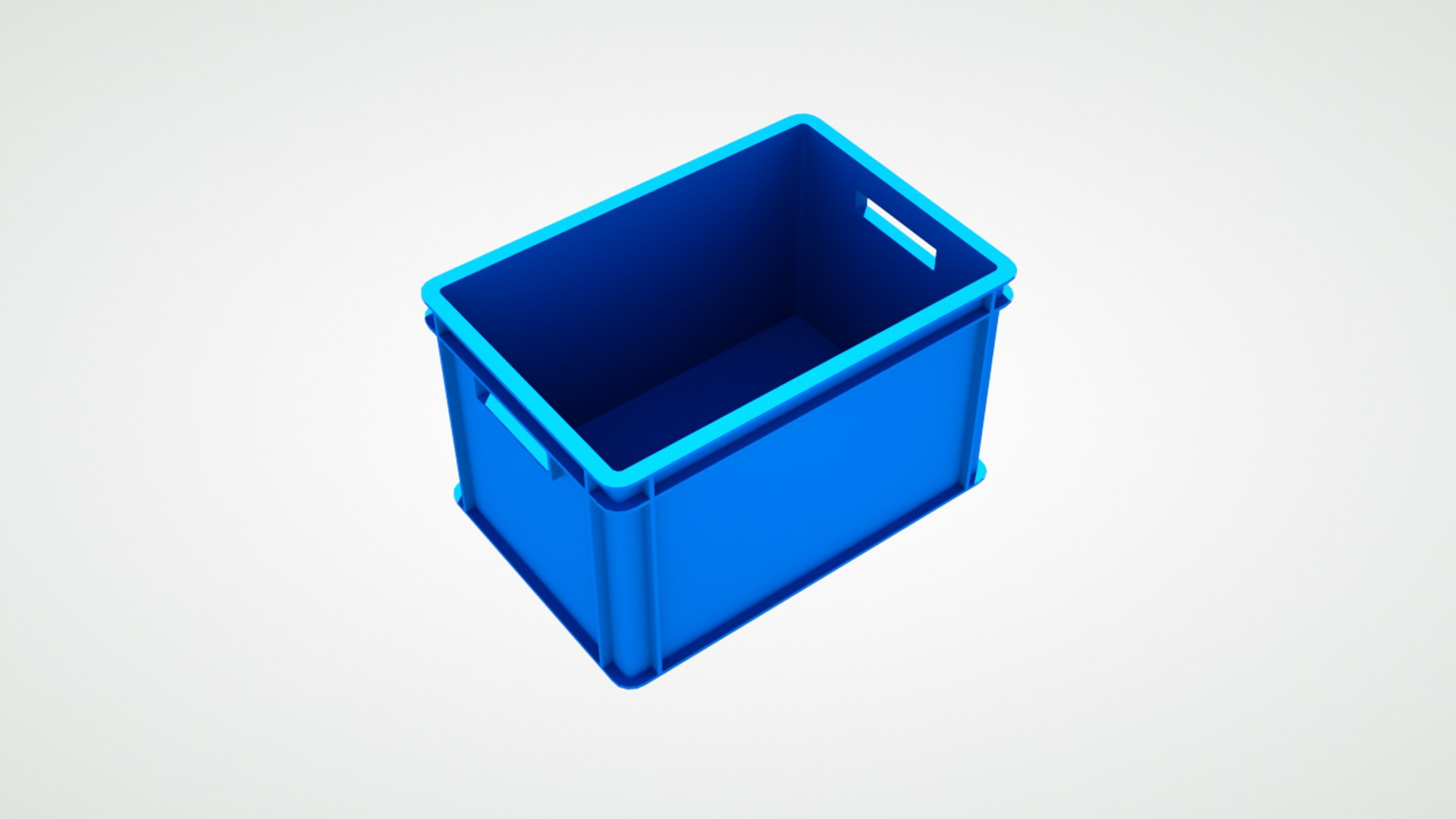 Plastic box container 3D model TurboSquid 1292737