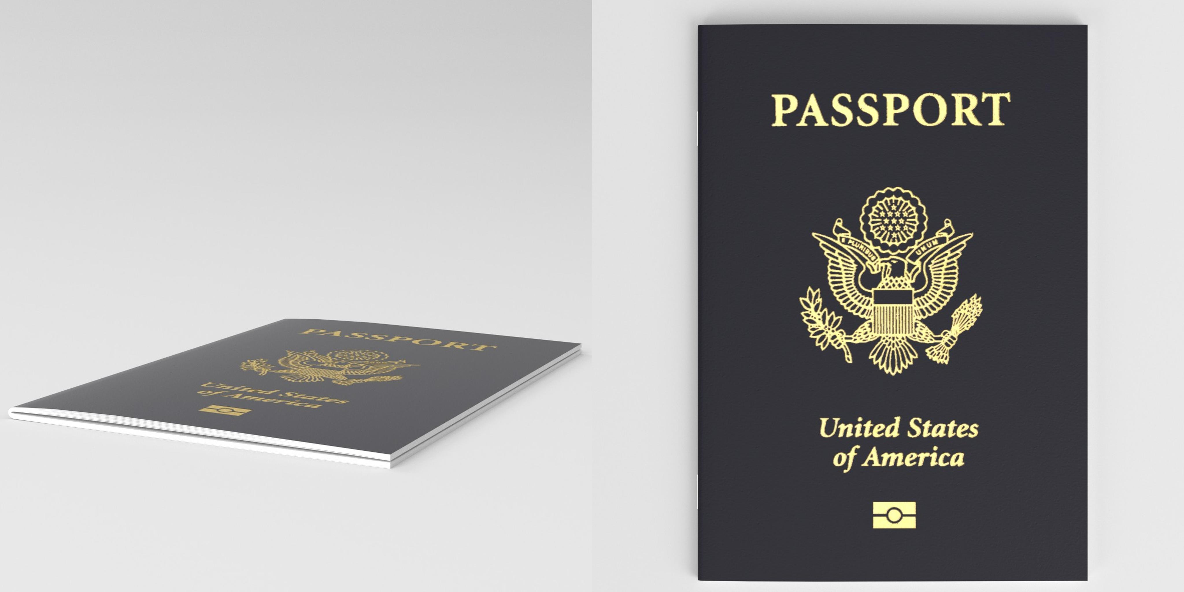 3d Passport Ready Model Turbosquid 1472908 3487