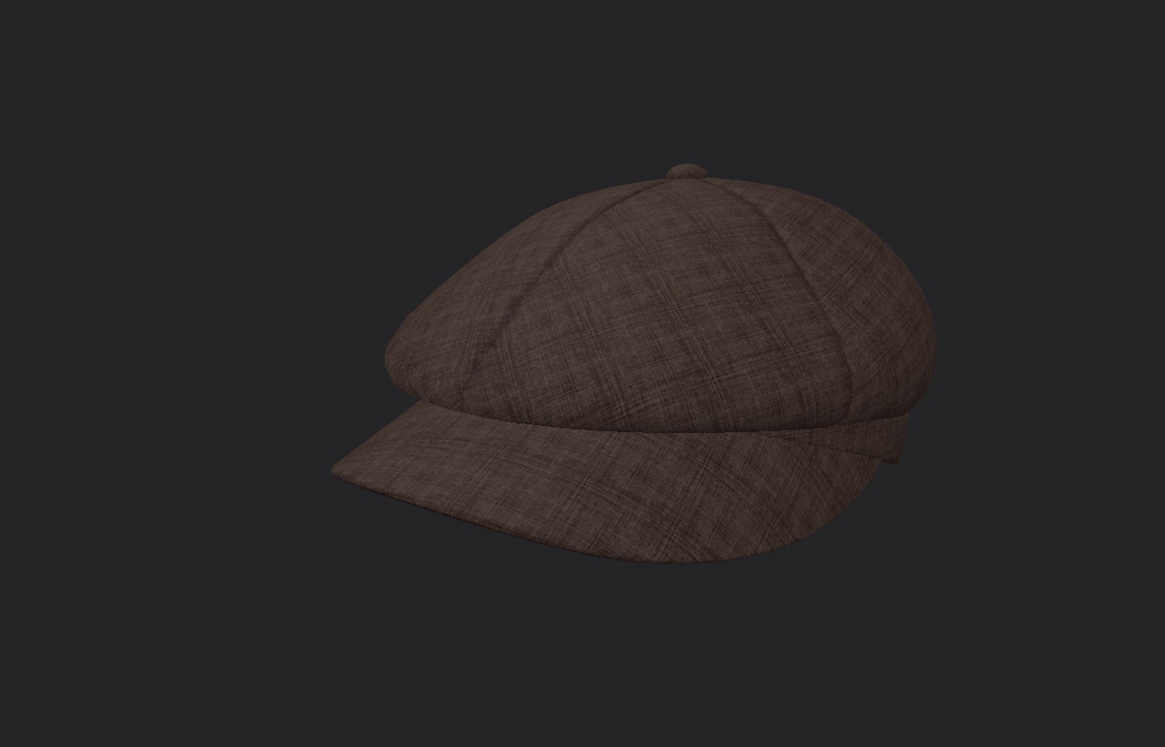 3D Model Gatsby Cap - TurboSquid 1430483