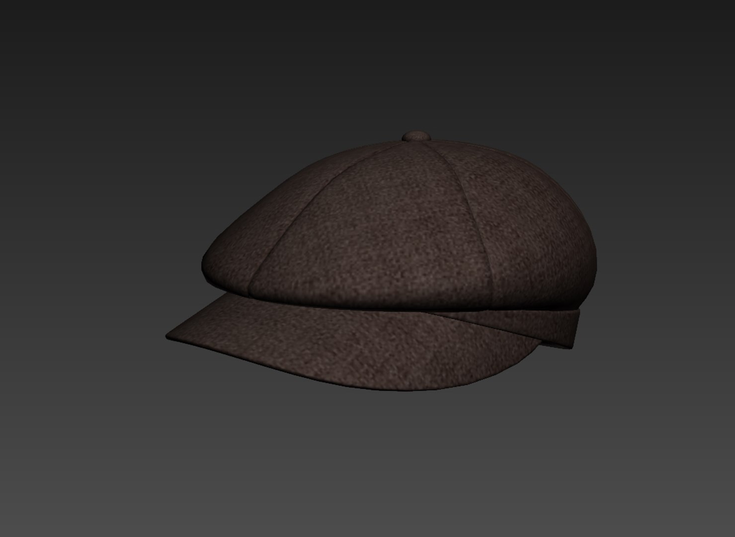 3D Model Gatsby Cap - TurboSquid 1430483