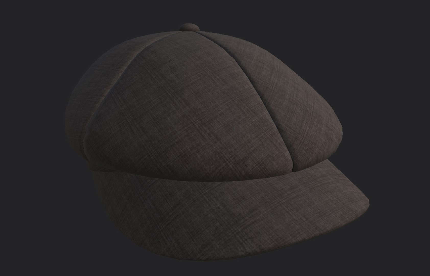 3D Model Gatsby Cap - TurboSquid 1430483