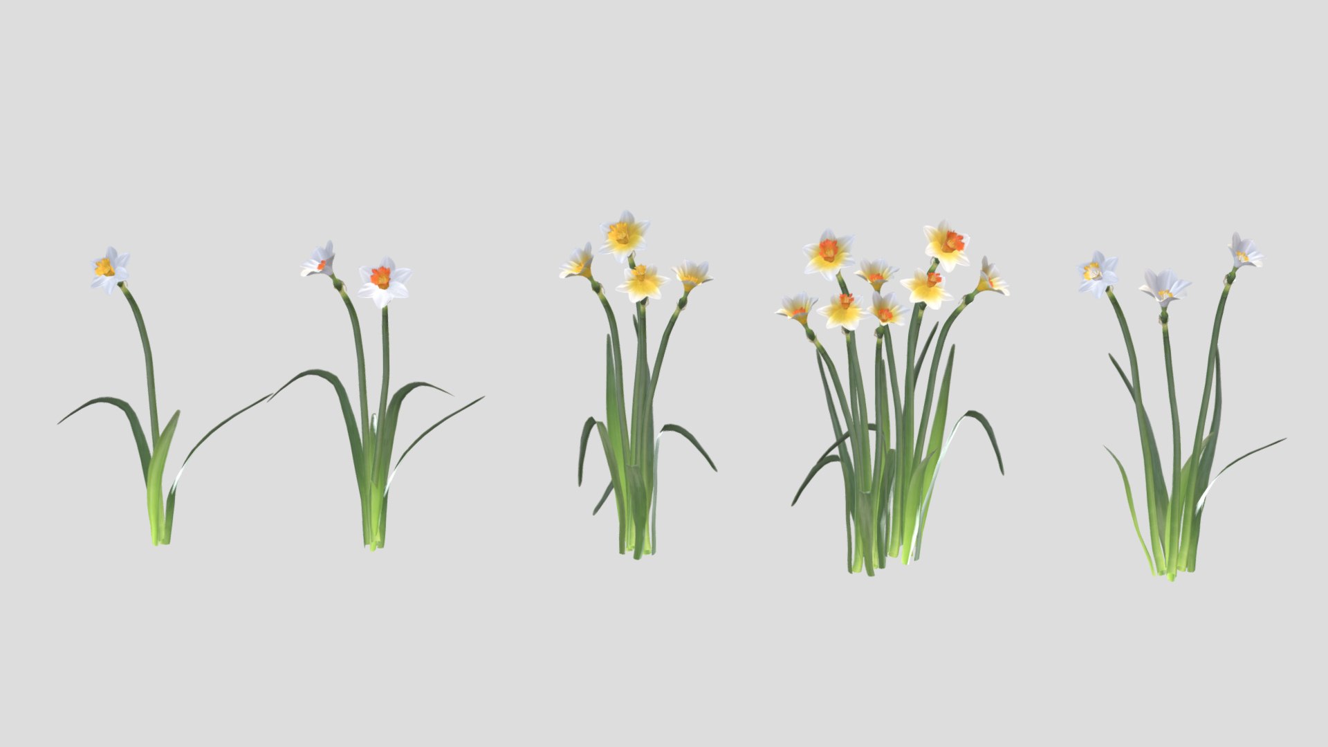 3D Cool Flame Flower Low Poly - TurboSquid 2317664