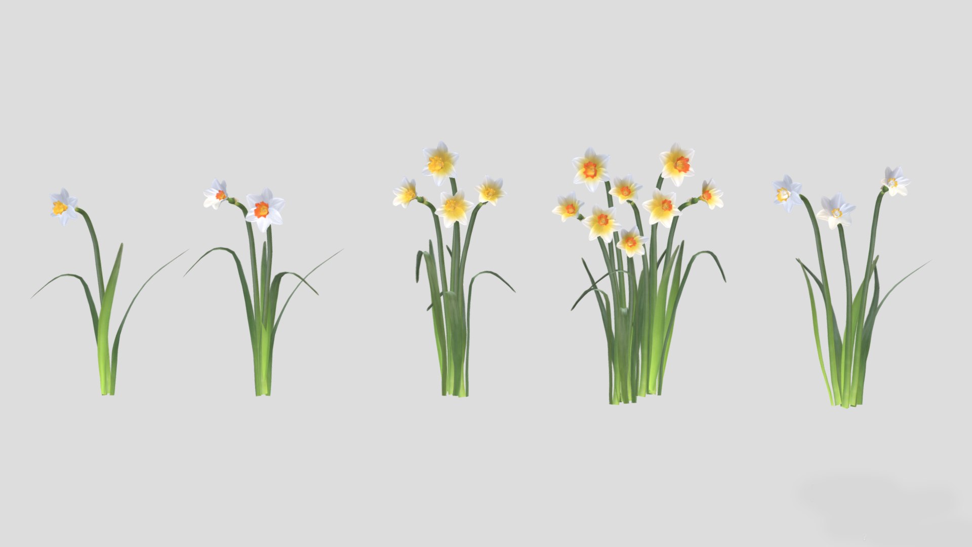3D Cool Flame Flower Low Poly - TurboSquid 2317664