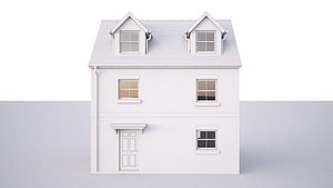 British House Theale B 3D model