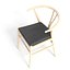 Cuscino in pelle per sedia Hans Wegner
