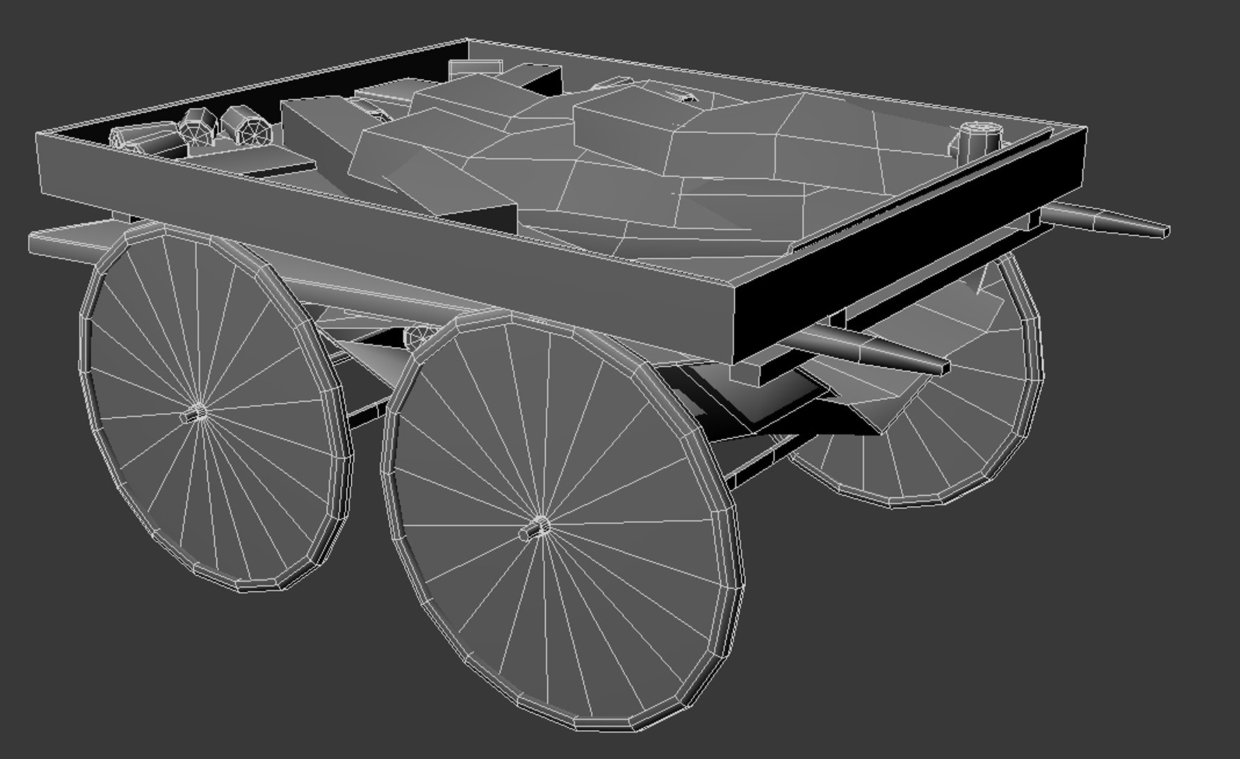India Haath Rickshaw 3d Max