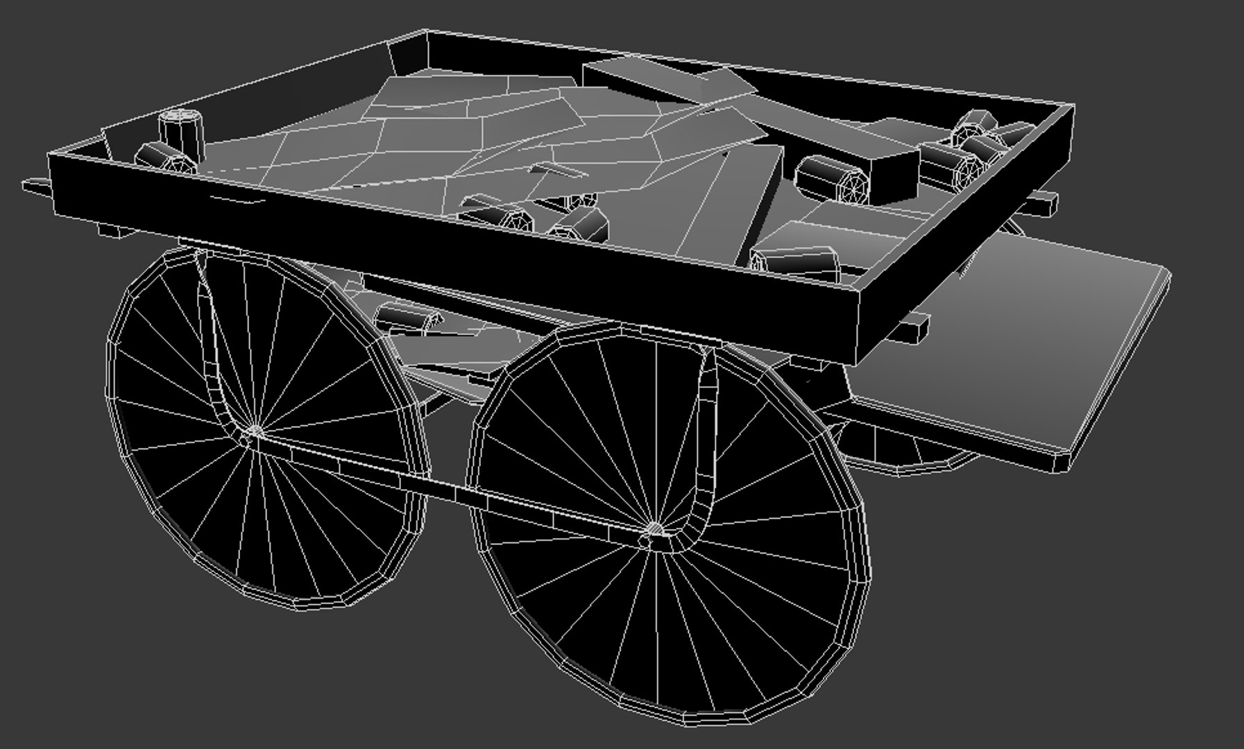 India Haath Rickshaw 3d Max