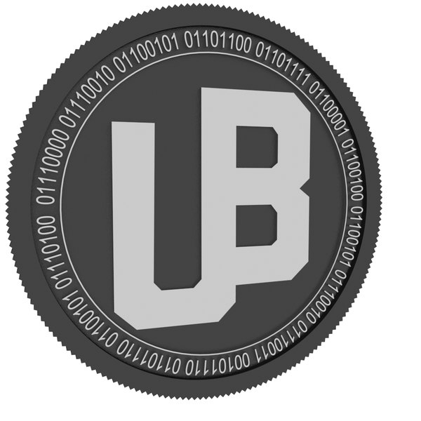 unibright black coin 3D