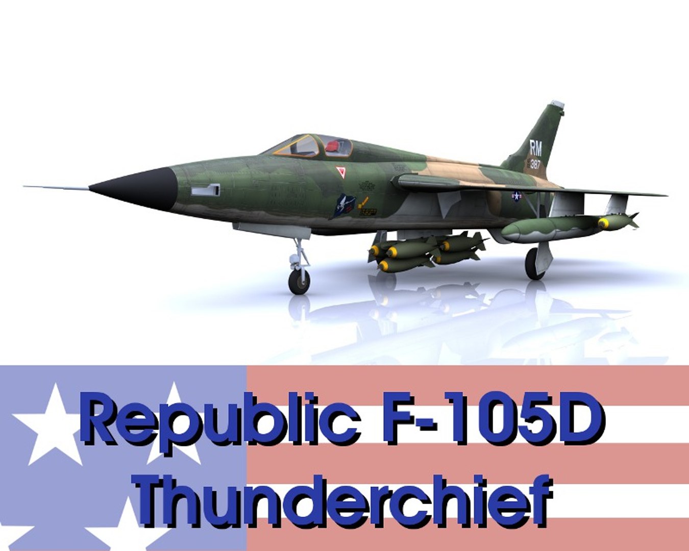 3d Republic F-105d Thunderchief