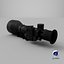 3D night vision scope model