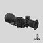 3D night vision scope model