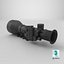 3D night vision scope model