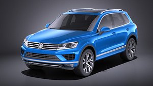2016 volkswagen touareg 3D model