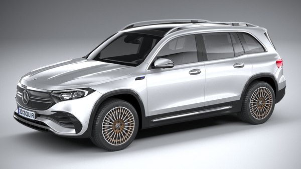 3D Mercedes-Benz EQB 2022 model