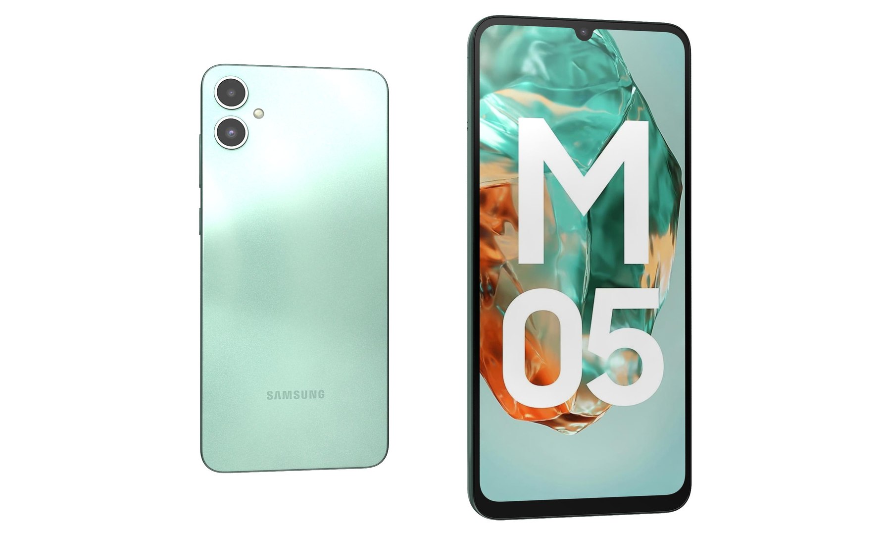 3D Samsung Galaxy M05 Light Blue - TurboSquid 2283906