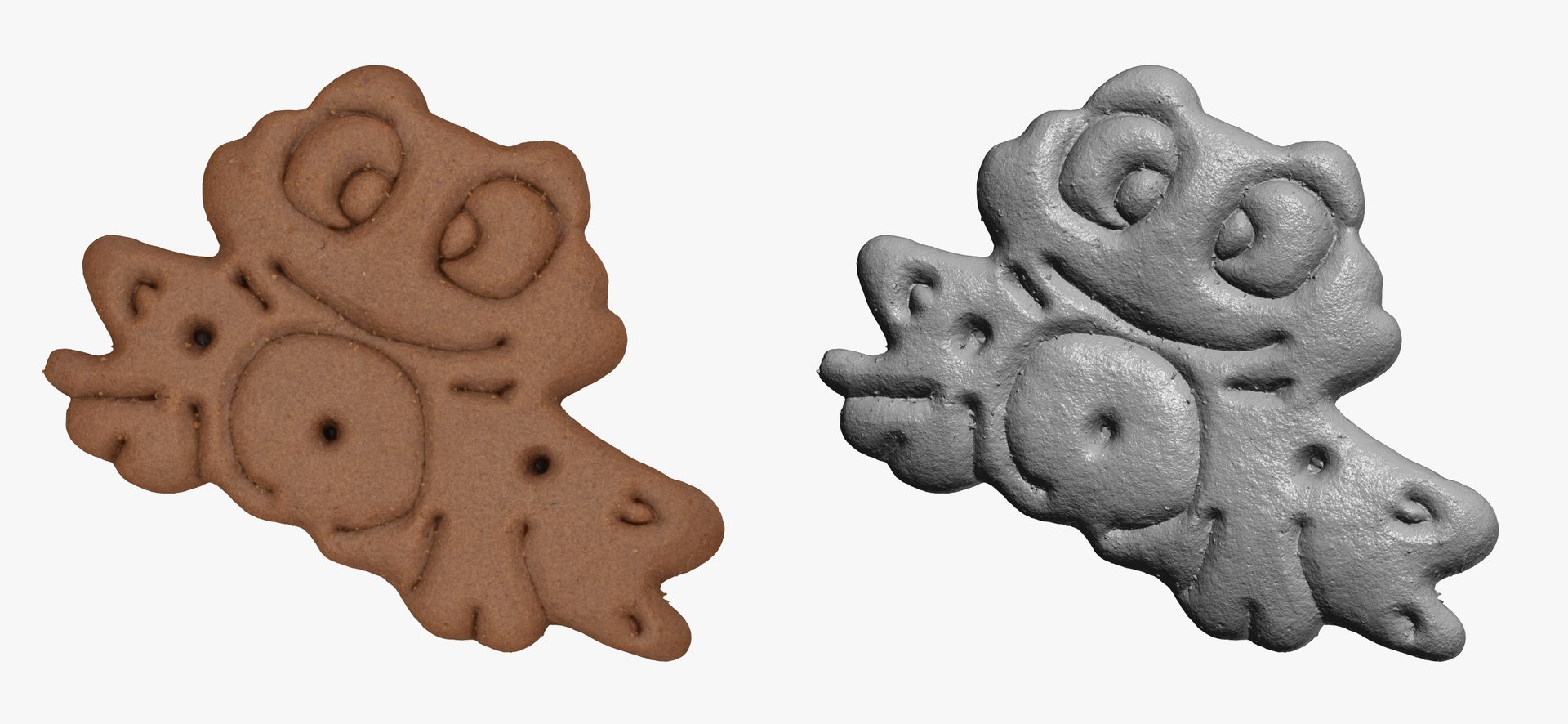 Cocoa Frog Cookie 01 3D - TurboSquid 1706237