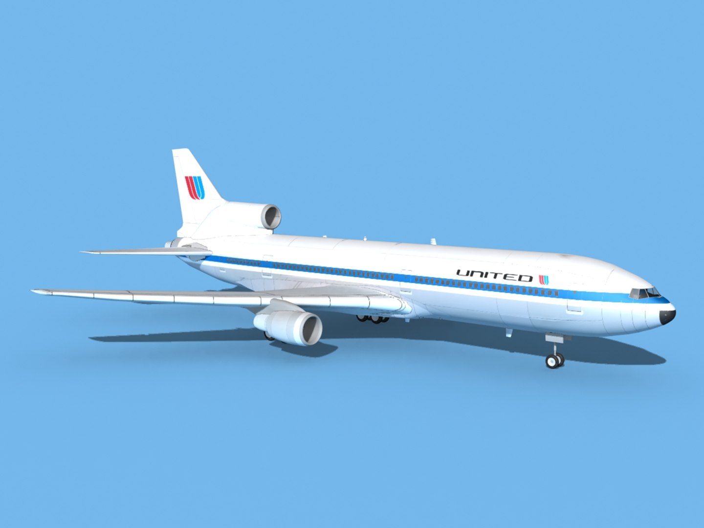 Lockheed l-1011-10 airliner 3D - TurboSquid 1488964