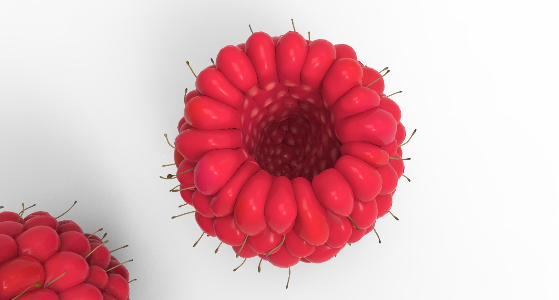 Berry Raspberry 3D Model - TurboSquid 1531394