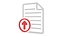 Subir icono de papel
