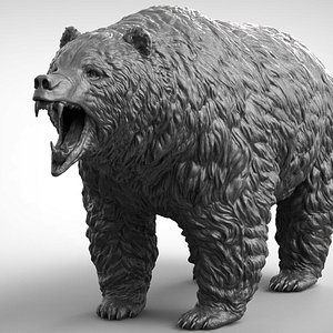 bear realistic 3D model