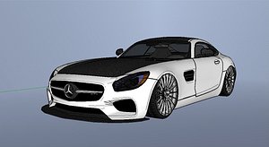mercedes amg gt tuning 3d 3ds