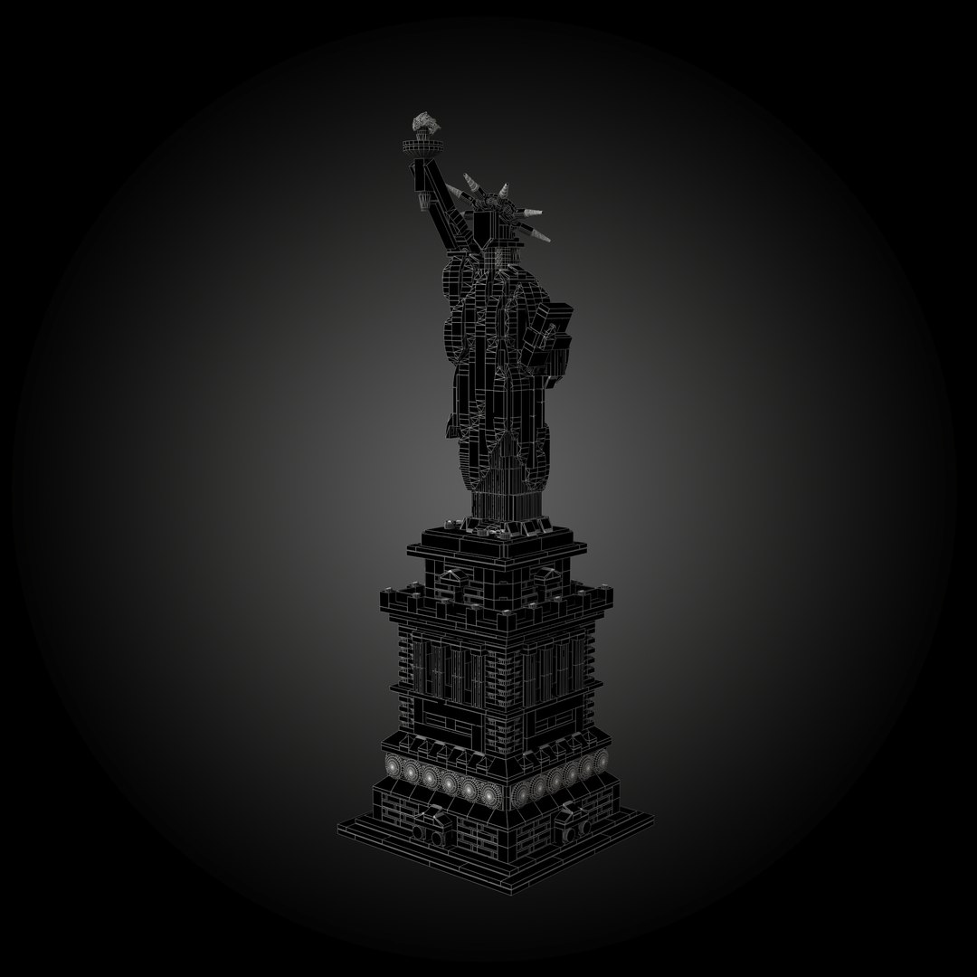 Modello 3D Lego Architecture Set 21042 - Statua della Libertà - TurboSquid  1670630