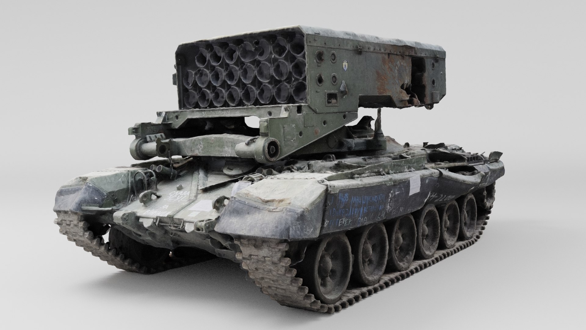 MODIMIO 1/43 Russian Army TOC-1A Spitfire Tank Alloy