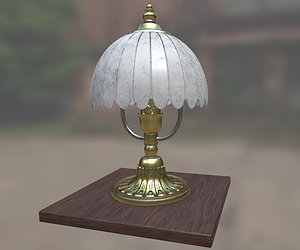 Old rusty lamp