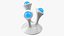 Luz Nocturna LED Boon Glo con Bolas Portátiles Azul
