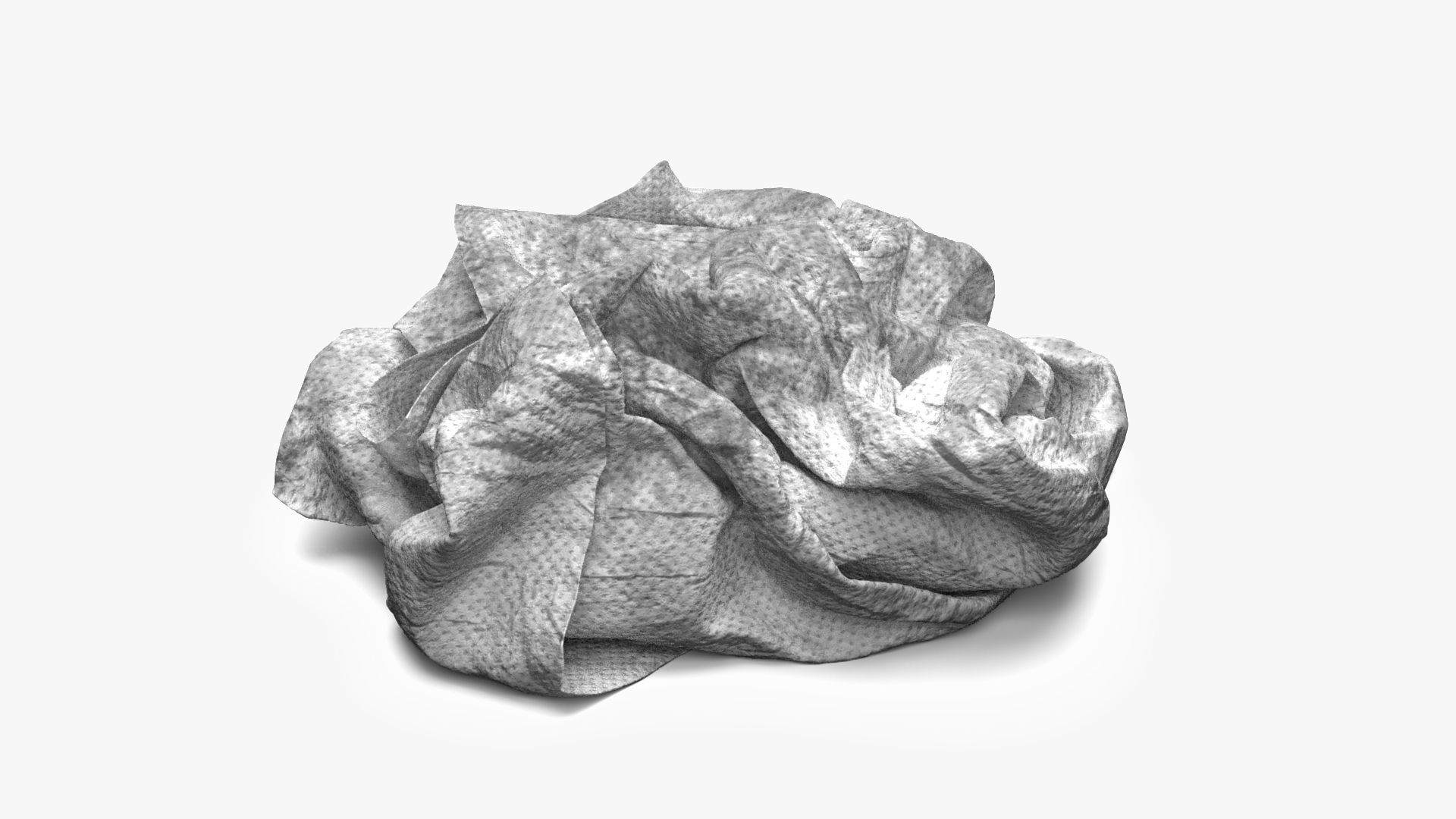 Napkin Crumpled Dirty 3D - TurboSquid 2239769
