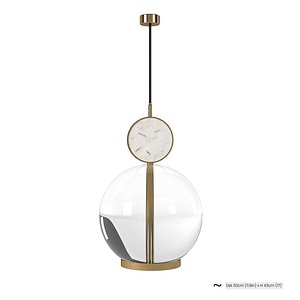 Frato Rosa Glass Pendant