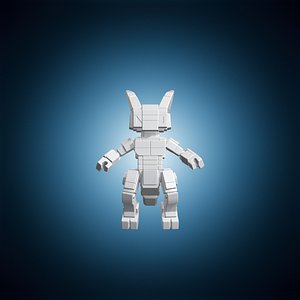 Mewtwo LEGO Figure 3D Print Model 3D