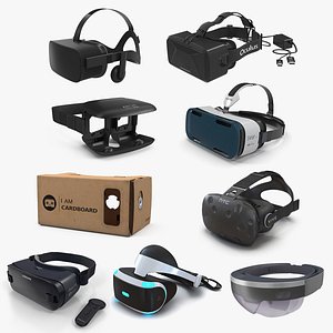virtual reality goggles 5 3D model