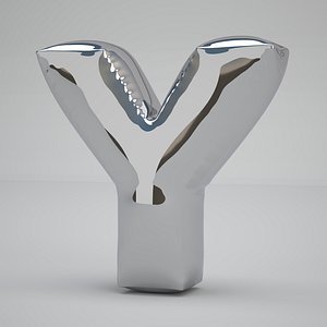 Y Balloon Silver