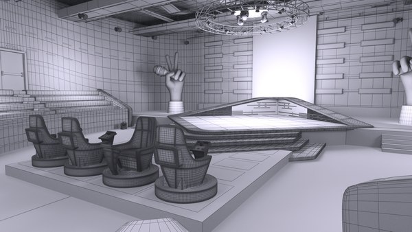 The Voice Tv Studio Collection 3D model - TurboSquid 1725551