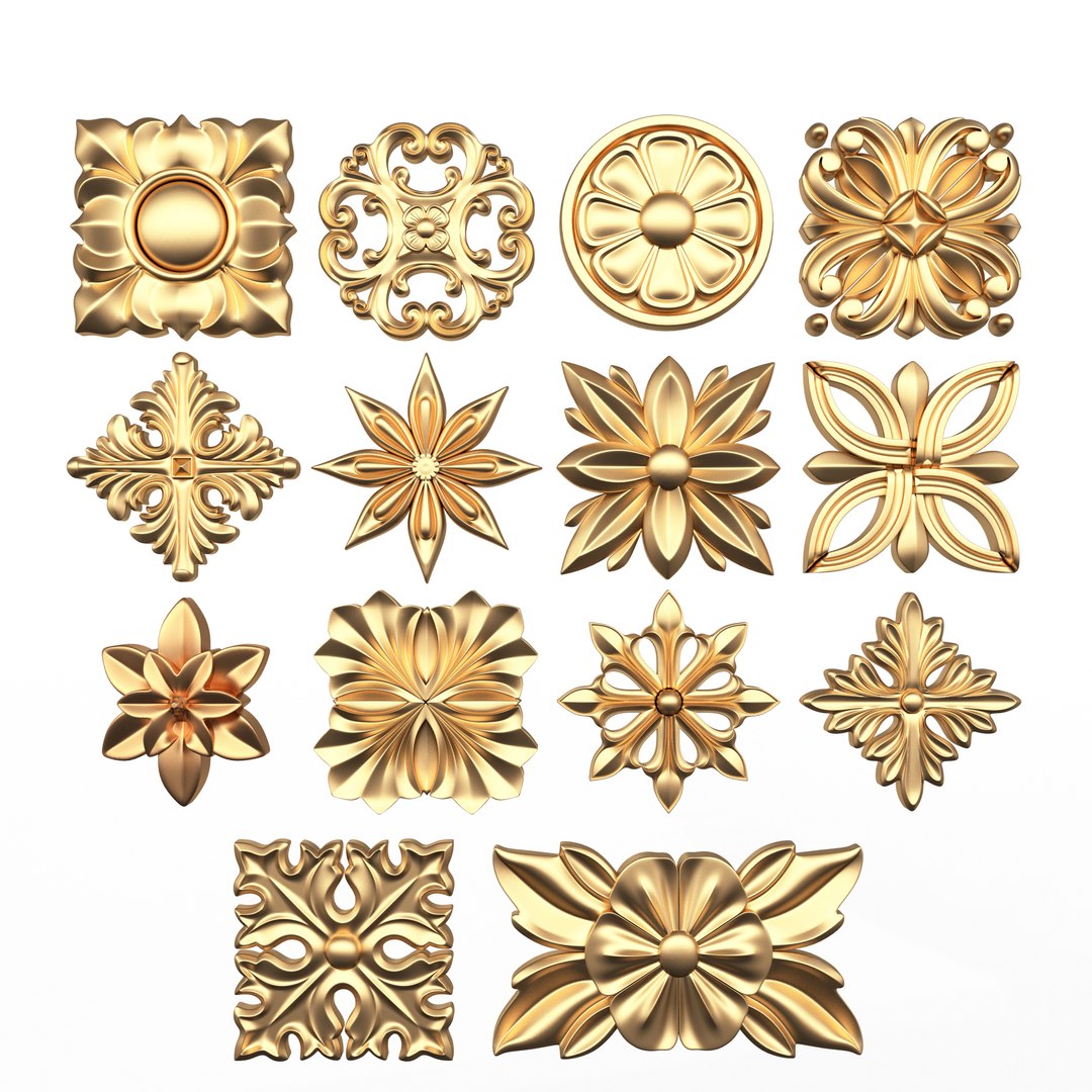 3D Collection of 170 Classic Carvings 06 https://p.turbosquid.com/ts-thumb/iL/r0gjmb/wA/0102rosettes02/jpg/1664880076/1920x1080/fit_q87/1b313a24afe71e204a9f6e789edb42473162e422/0102rosettes02.jpg