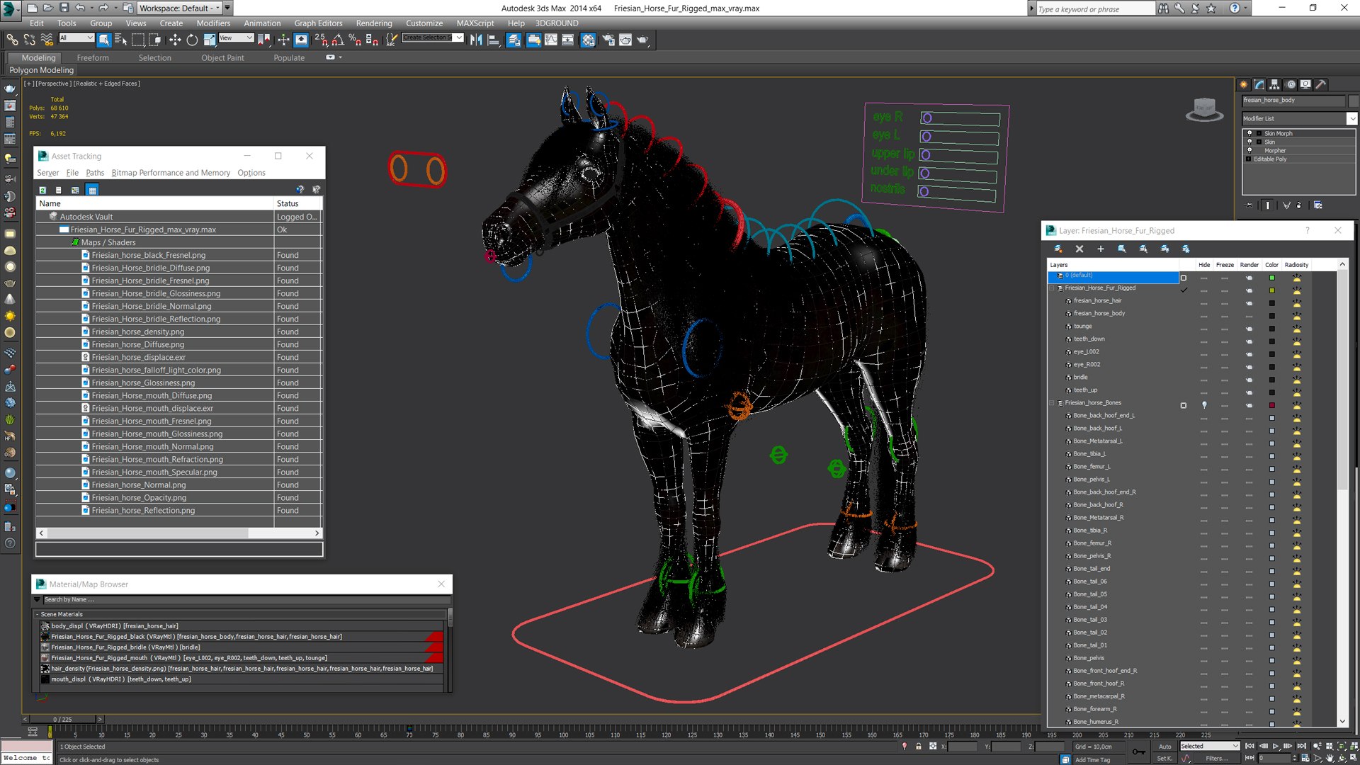 3D Friesian Horse Fur Rigged model https://p.turbosquid.com/ts-thumb/iL/sXHC7K/Zm/friesianhorsefurriggedvray3dmodel019/jpg/1706839060/1920x1080/fit_q87/f7e8c90195b4d12dbf7326a66b57c0e0d7f247d0/friesianhorsefurriggedvray3dmodel019.jpg