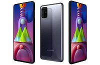 Samsung Galaxy M51 Celestial Black Low Poly