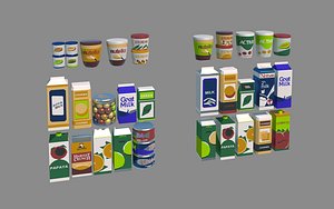 3D model Fridghe display