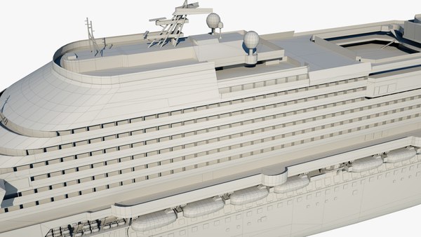 Cruise vessel carnival breeze 3D model - TurboSquid 1284475