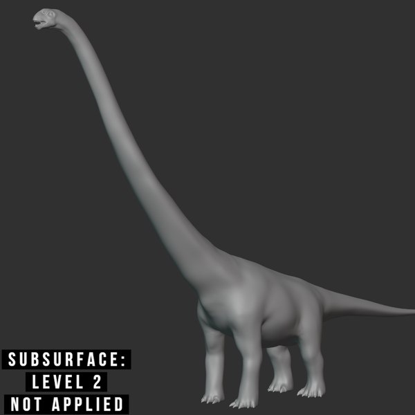 3D Daxiatitan Basemesh Low Poly model