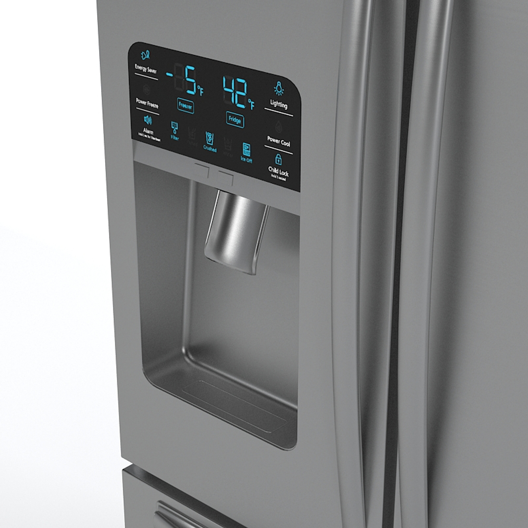 3d samsung rf4287ha refrigerator