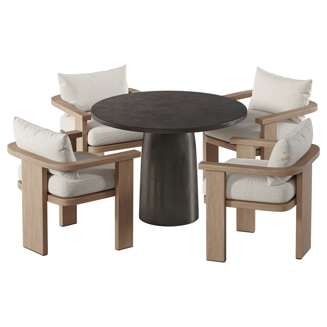 3D Tahana Outdoor Dining Armchair and Basil Table By Fourhands https://p.turbosquid.com/ts-thumb/iM/6f5IJE/P3/preview02/jpg/1754318985/1920x1080/fit_q87/332f87adf0b92ddfdc88847833685348f849f1ce/preview02.jpg