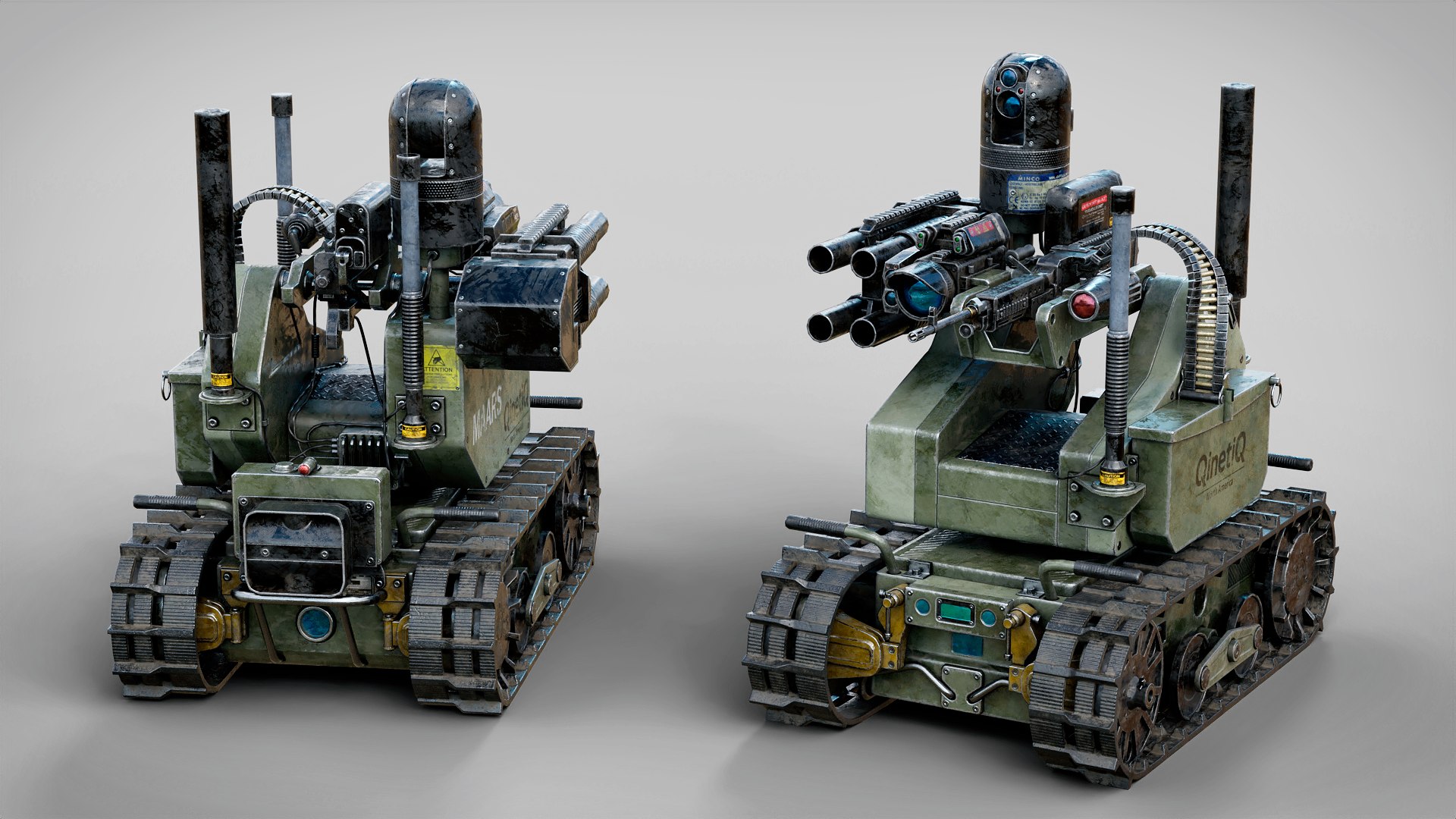 MAARS Combat Robot Realtime 3D Model TurboSquid 2319617